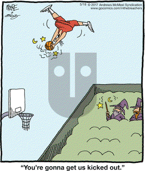 In the Bleachers on Thursday May 18, 2017 Comic Strip