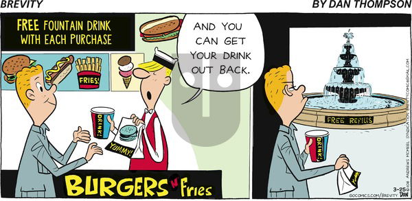 Brevity on Sunday March 25, 2018 Comic Strip