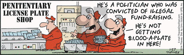 Frank and Ernest on Monday January 27, 2014 Comic Strip