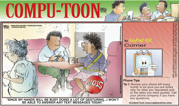 Compu-toon on Sunday March 1, 2009 Comic Strip