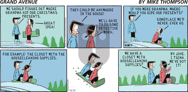 Grand Avenue on Sunday December 21, 2025 Comic Strip
