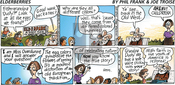 The Elderberries on Sunday April 16, 2006 Comic Strip