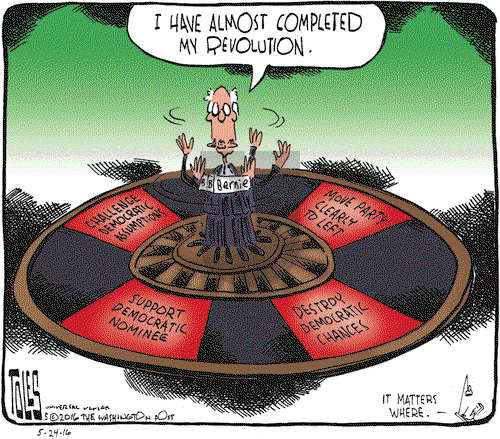Tom Toles on Tuesday May 24, 2016 Comic Strip