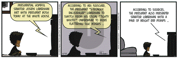 The Boondocks on Saturday July 5, 2003 Comic Strip