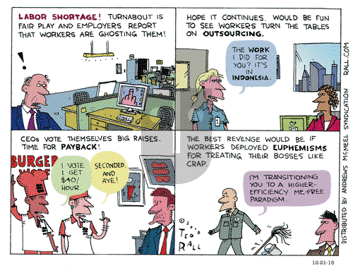 Ted Rall on Friday December 21, 2018 Comic Strip