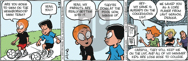 Cleats on Saturday May 28, 2005 Comic Strip