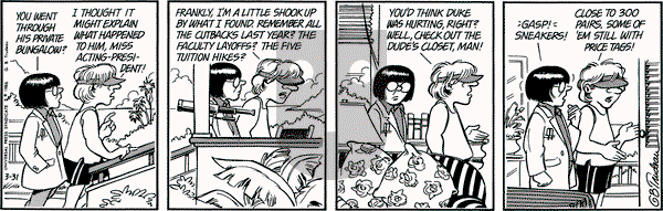 Doonesbury on Monday March 31, 1986 Comic Strip