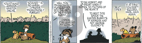 Over the Hedge on Saturday April 11, 2009 Comic Strip