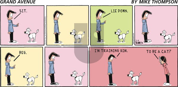 Grand Avenue - Sunday February 9, 2025 Comic Strip