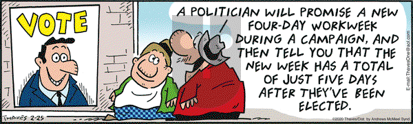 Frank and Ernest on Tuesday February 25, 2020 Comic Strip