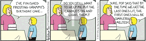 The Born Loser on Friday August 23, 2013 Comic Strip