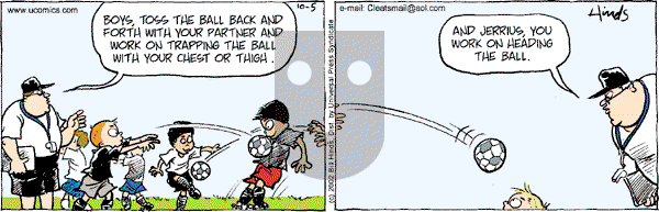 Cleats - Saturday October 5, 2002 Comic Strip