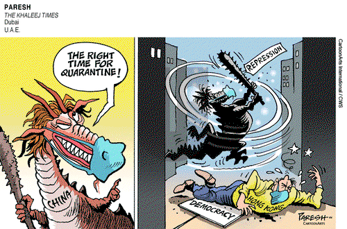 ViewsAsia on Monday March 9, 2020 Comic Strip