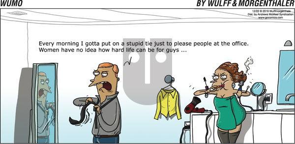 WuMo on Sunday December 22, 2019 Comic Strip