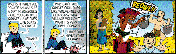 Cow and Boy Classics on Monday December 22, 2008 Comic Strip