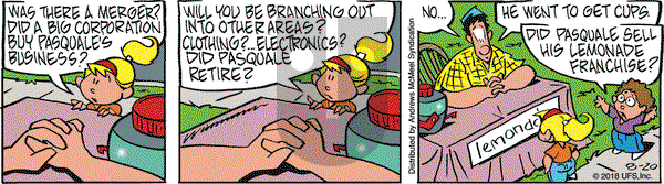 Rose is Rose on Monday August 20, 2018 Comic Strip