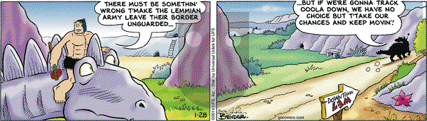 Alley Oop on Tuesday January 28, 2014 Comic Strip