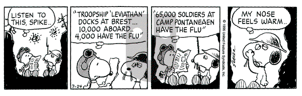Peanuts on Wednesday July 24, 1996 Comic Strip