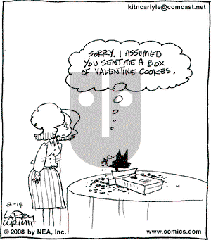 Kit 'N' Carlyle on Thursday February 14, 2008 Comic Strip