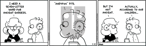FoxTrot on Saturday February 25, 2006 Comic Strip