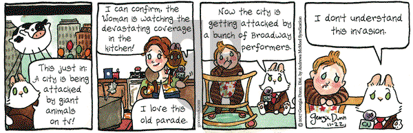 Breaking Cat News on Wednesday November 22, 2017 Comic Strip