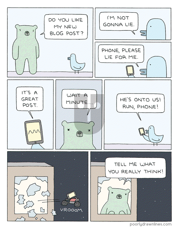 Poorly Drawn Lines on Friday August 26, 2016 Comic Strip
