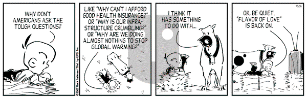 Cow and Boy Classics on Friday October 26, 2007 Comic Strip