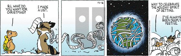 Over the Hedge on Thursday December 6, 2018 Comic Strip