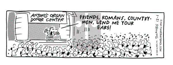 Frank and Ernest - Friday December 1, 1995 Comic Strip