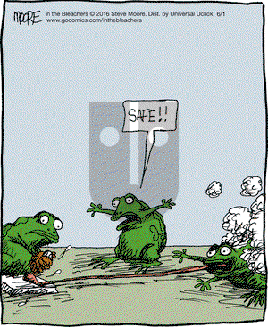In the Bleachers on Wednesday June 1, 2016 Comic Strip