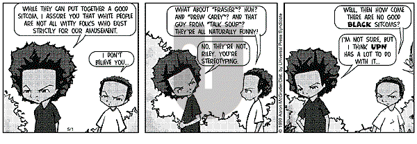 The Boondocks on Saturday December 2, 2006 Comic Strip