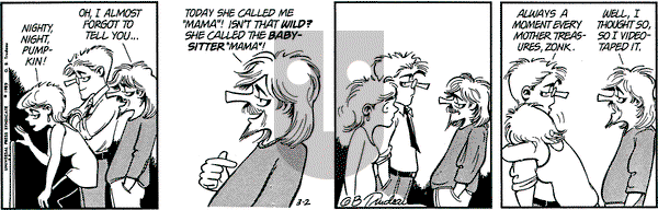 Doonesbury on Thursday March 2, 1989 Comic Strip