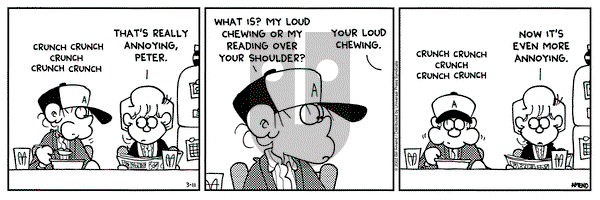 FoxTrot - Monday March 11, 2002 Comic Strip
