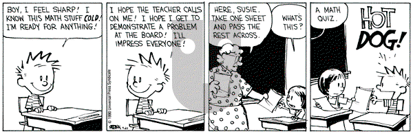Calvin and Hobbes on Thursday September 20, 1990 Comic Strip