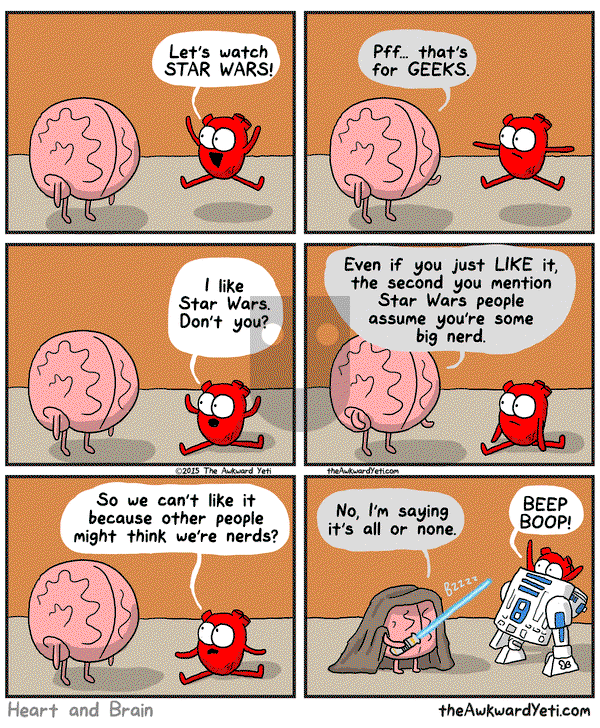 The Awkward Yeti on Wednesday October 21, 2015 Comic Strip