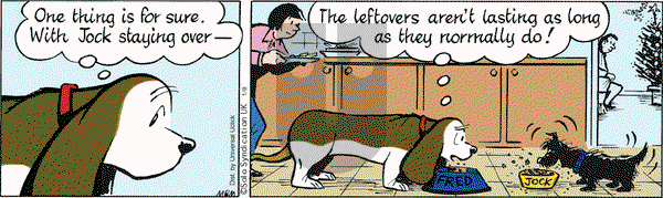 Fred Basset on Friday January 8, 2016 Comic Strip