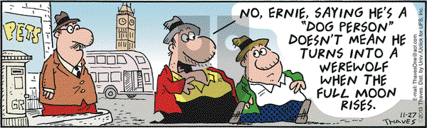 Frank and Ernest on Wednesday November 27, 2013 Comic Strip