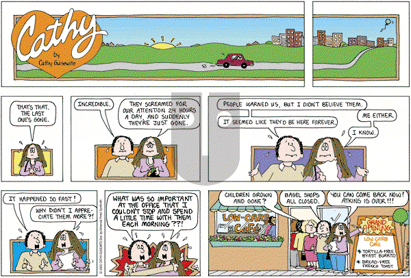Cathy Classics - Sunday September 25, 2005 Comic Strip