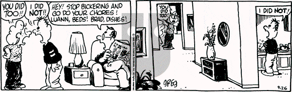 Luann on Tuesday September 26, 1989 Comic Strip