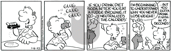 Drabble on Monday January 6, 2003 Comic Strip