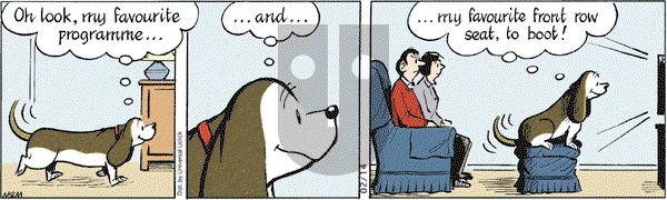 Fred Basset on Tuesday February 14, 2012 Comic Strip