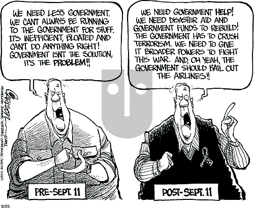 Stuart Carlson on Tuesday September 25, 2001 Comic Strip