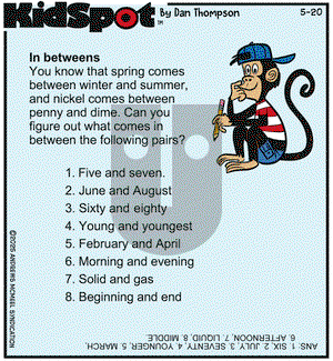 KidSpot on Tuesday May 20, 2025 Comic Strip