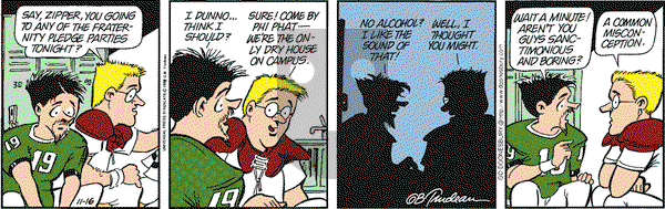 Doonesbury on Monday November 16, 1998 Comic Strip