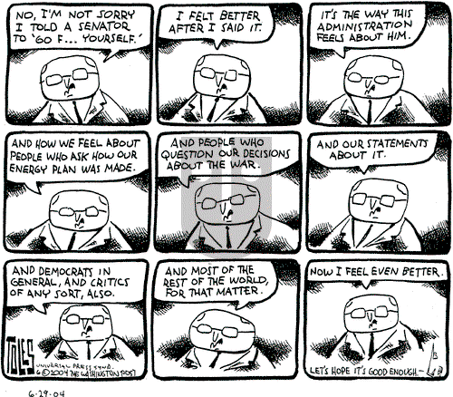 Tom Toles on Tuesday June 29, 2004 Comic Strip