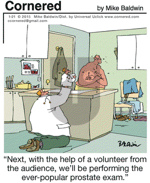 Cornered on Wednesday January 21, 2015 Comic Strip