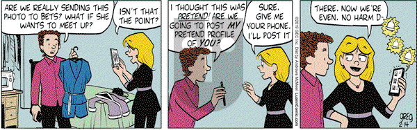 Luann on Thursday February 14, 2019 Comic Strip