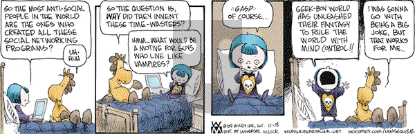 Non Sequitur on Wednesday November 18, 2009 Comic Strip