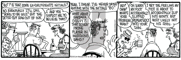 Monty - Friday September 9, 2005 Comic Strip