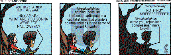 La Cucaracha on Monday October 30, 2006 Comic Strip